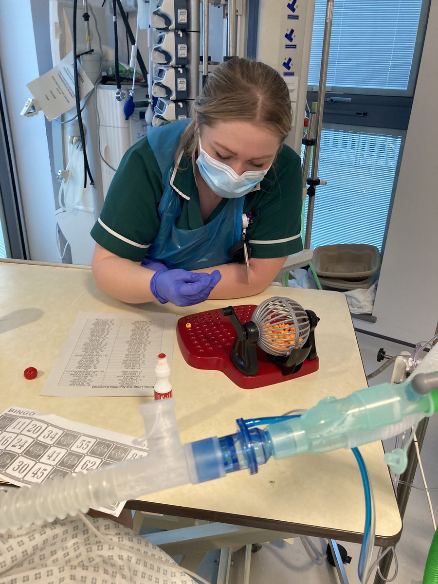 gaunt_rebecca's tweet photo. On healthcare support workers day , can we celebrate this #rehablegend and best bingo caller on crit care, @HannStrange https://t.co/0PEvywvHyE