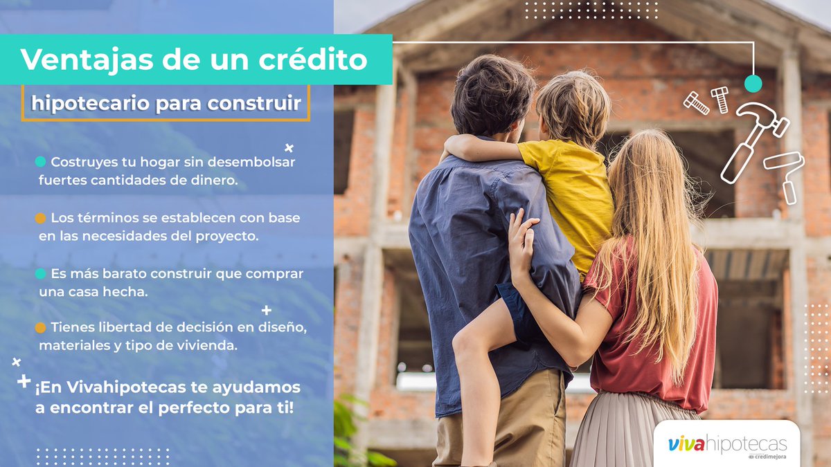 Solo necesitas 3 minutos para precalificarte en Vivahipotecas y encontrar el crédito hipotecario ideal para que empieces a construir tu casa. Entra a 👉vivahipotecas.com