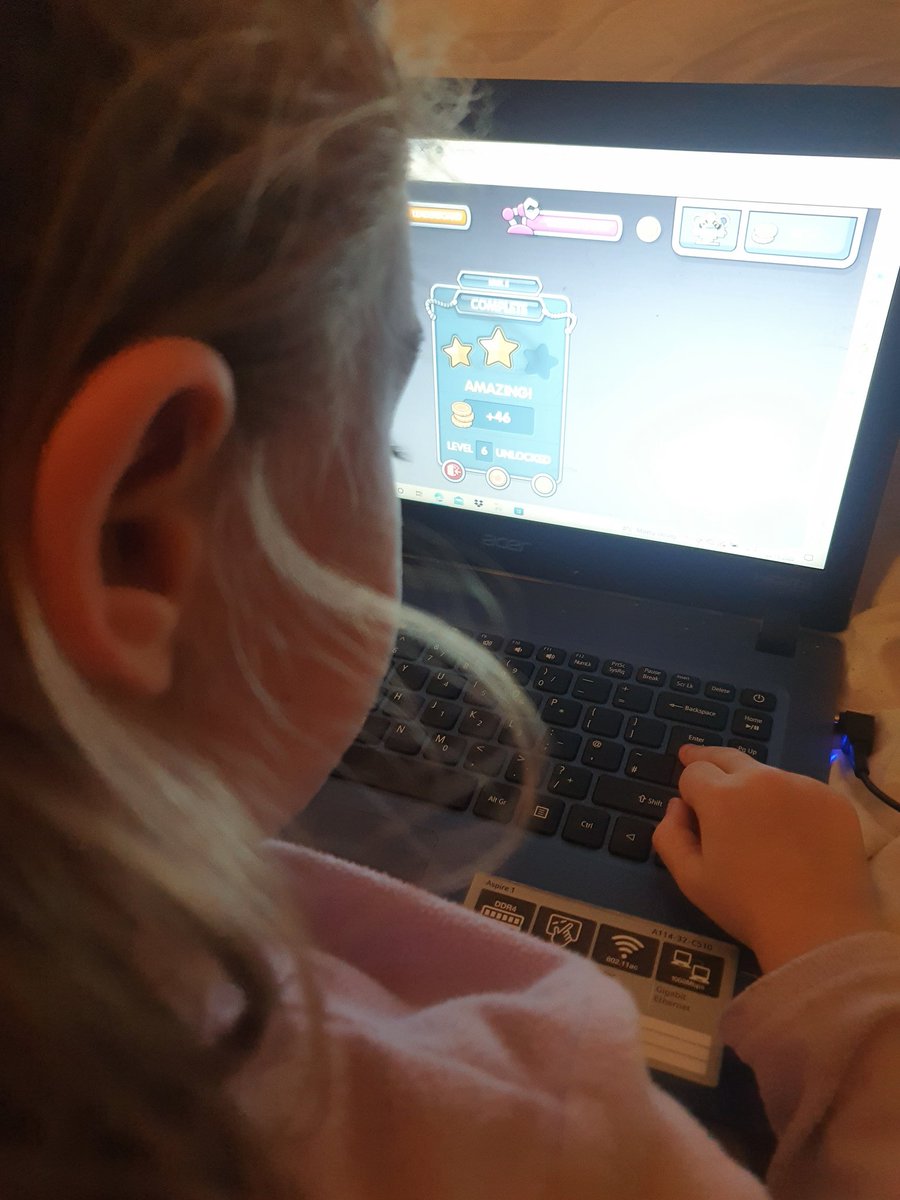 HannahGarvinn's tweet photo. @MayfieldOldham whilst Esmes been poorly she's been enjoying Numbots at home! https://t.co/TxaJ1TvNE2