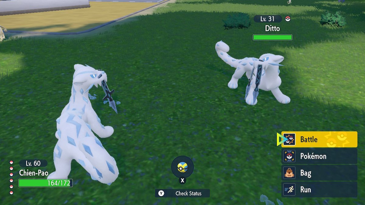 GamingwithVon's tweet photo. "you guys won't believe the epic battle i had!" #PokemonScarletViolet #NintendoSwitch https://t.co/XSXzisVrDi