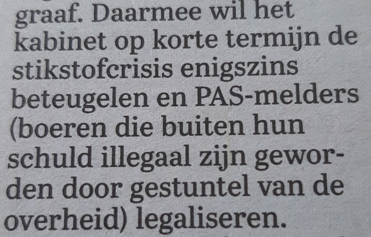JeanetHeuver's tweet photo. Eindelijk wordt het correct verwoord in de @telegraaf. #gestunteldoordeoverheid #pasmelders https://t.co/BEhVfAX1OD