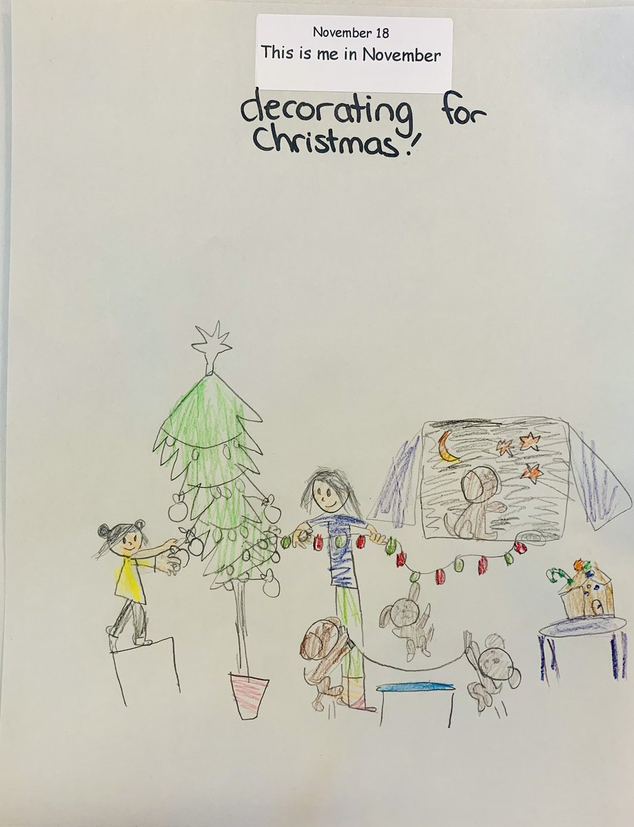 Kindergarten knows what to they can do in November!! 🤣 yes, Virginia, the last picture with the dogs was drawn by a 5 year old!!! This is why I 💗 kindergarten!! <a href="/mckenzie_lake/">McKenzie Lake School</a> mckenzie_lake <a href="/MLSCommunity/">MLSCommunityInfo</a>