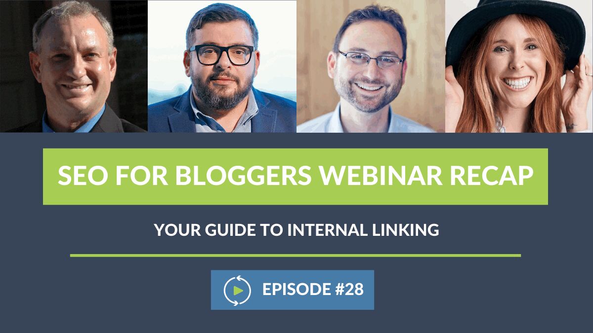This holiday season, we're thankful for YOU.... and internal links 🤓.

Last week's #SEOForBloggers recap is up on the blog and we 10/10 recommend listening to the episode as you prepare tomorrow's feast! 

bit.ly/3fUOJ59 

#SEO #webinars