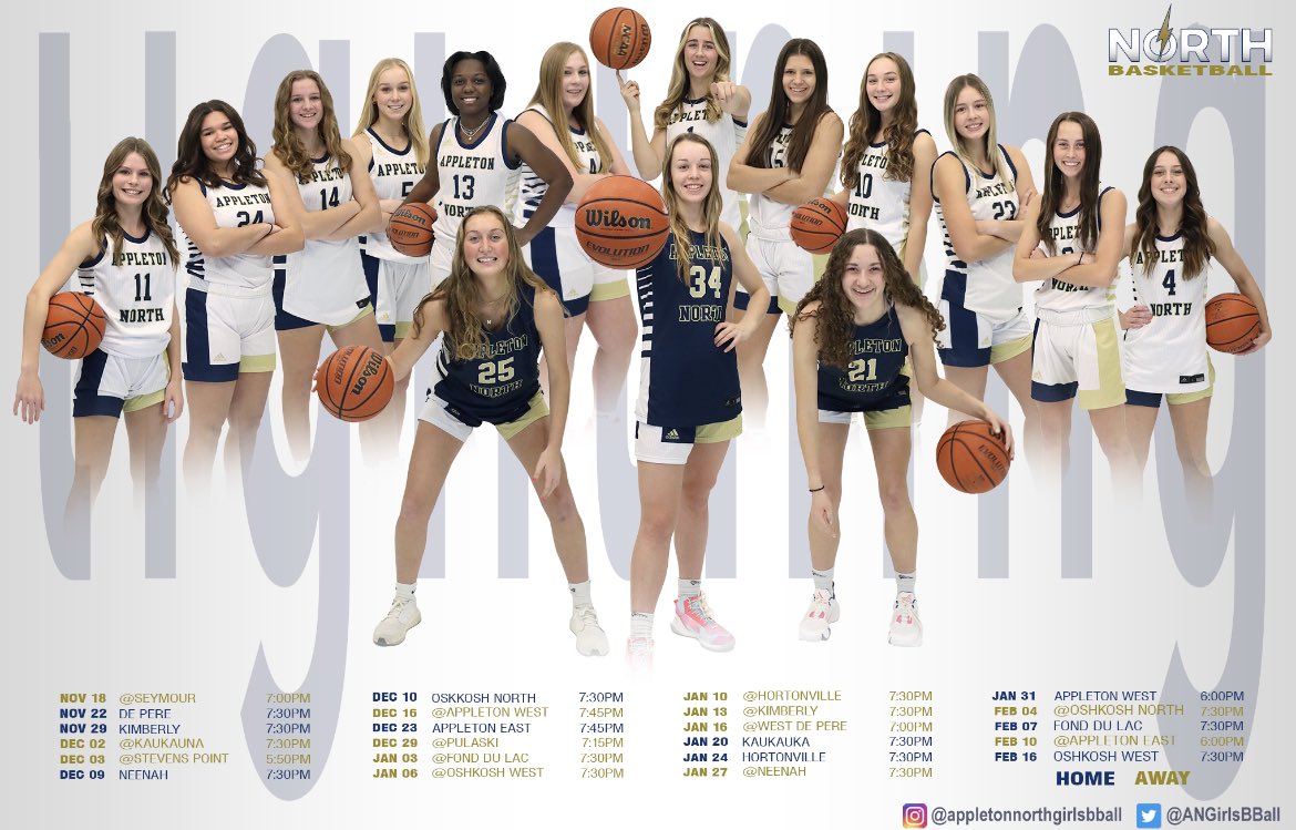 Appleton North Girls Basketball tweet media