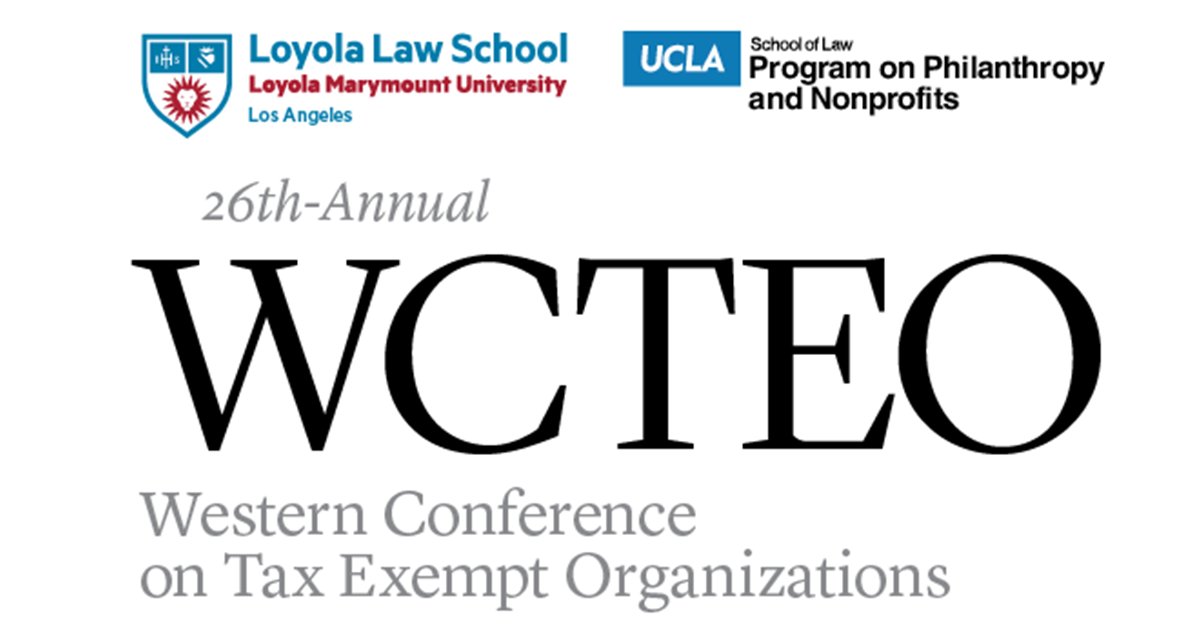 Join Shareholder Jennifer Becker Harris at the Western Conference on Tax Exempt Organizations on December 1-2. Register below to discover important legal developments for charities and nonprofit organizations: hubs.li/Q01t4lY-0