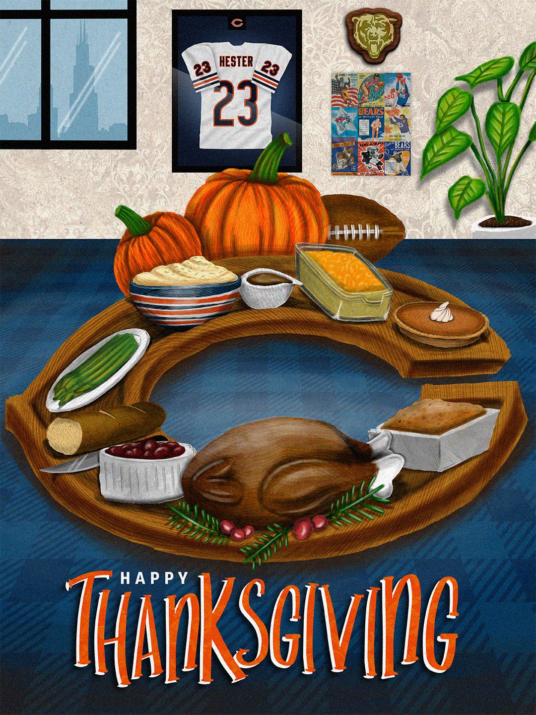 chicago bears thanksgiving