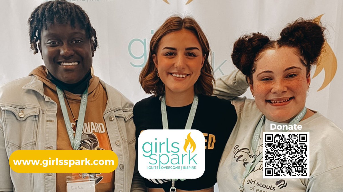 Did you know 15% of youth (ages 12-17) report suffering from at least one major depressive episode (MDE) in the past year? 

Every dollar donated to Girls Spark goes back into our programs. Donate by scanning the code or clicking this link: bit.ly/3At9mwS.
