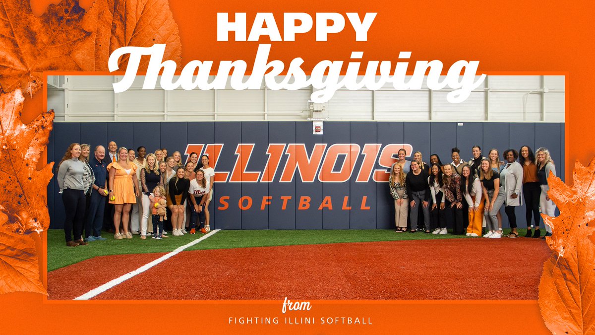 So much to be thankful for this year 🥎🧡💙

Happy Thanksgiving from Fighting Illini Softball!

#Illini | #HTTO