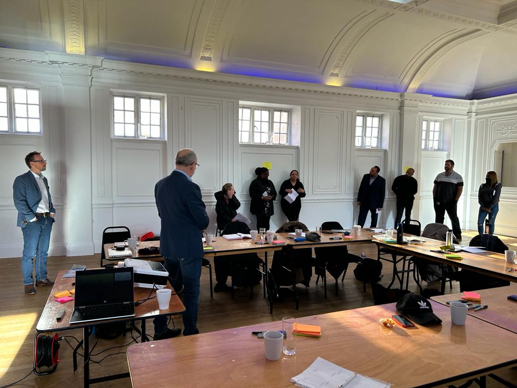 NM_Improvement's tweet photo. More outstanding development opportunity within the @NorthMidNHS #patientfirst team, developing our #coaching skills and learning the importance of transitional leadership with the incredibly supportive @andy_m_ward thanks @HillMitch2022 & @pbarreto_nsk for organising the day! https://t.co/RftxMWtLb6