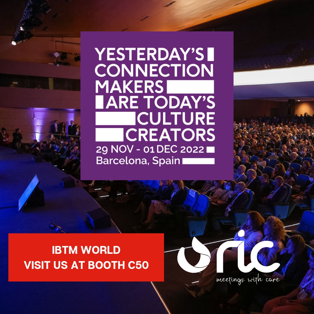 Ven a visitarnos durante el #ibtm
Estaremos en el stand C50 con el <a href="/Barcelona_BCB/">Barcelona Convention Bureau</a> 
Si buscas una #OPC o una #DMC, no lo dudes 
Descarga aquí tu #invitación ibtmworld.reg.buzz/?exhibitor-inv…
#eventprofs #meetings