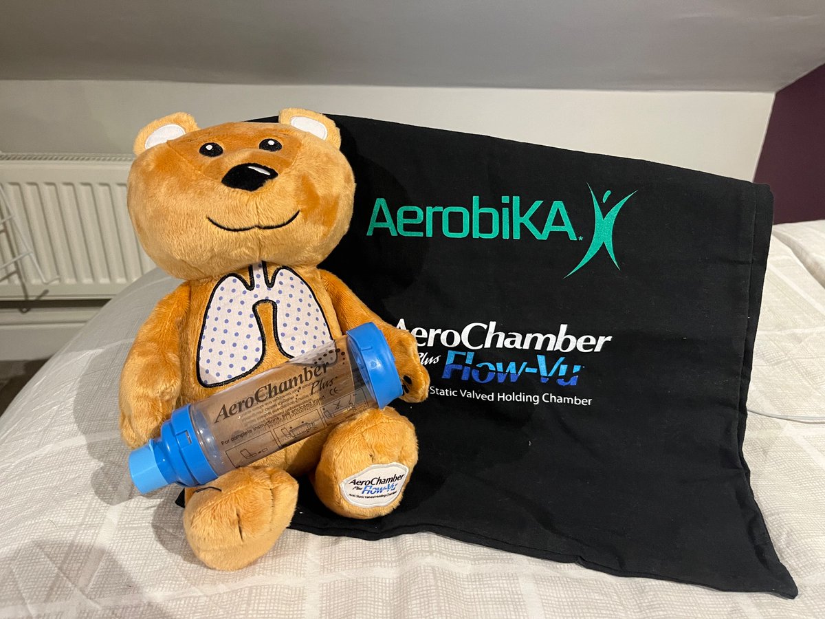 varsh_krish's tweet photo. Was lucky talk to some lovely people from @TrudellMed at the British Thoracic Society Conference today!! As promised I’ve dug out my AeroChamber in return for their adorable mascot ☺️
#alwaystogether https://t.co/tpWalTOZpD