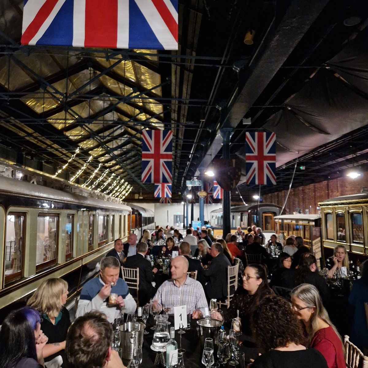 ISTRsafety's tweet photo. Stunning venue and great food tonight @RailwayMuseum for our Autumn Symposium. Great to catch up with colleagues old and new 🙂🙂 https://t.co/kuHkiizX8X