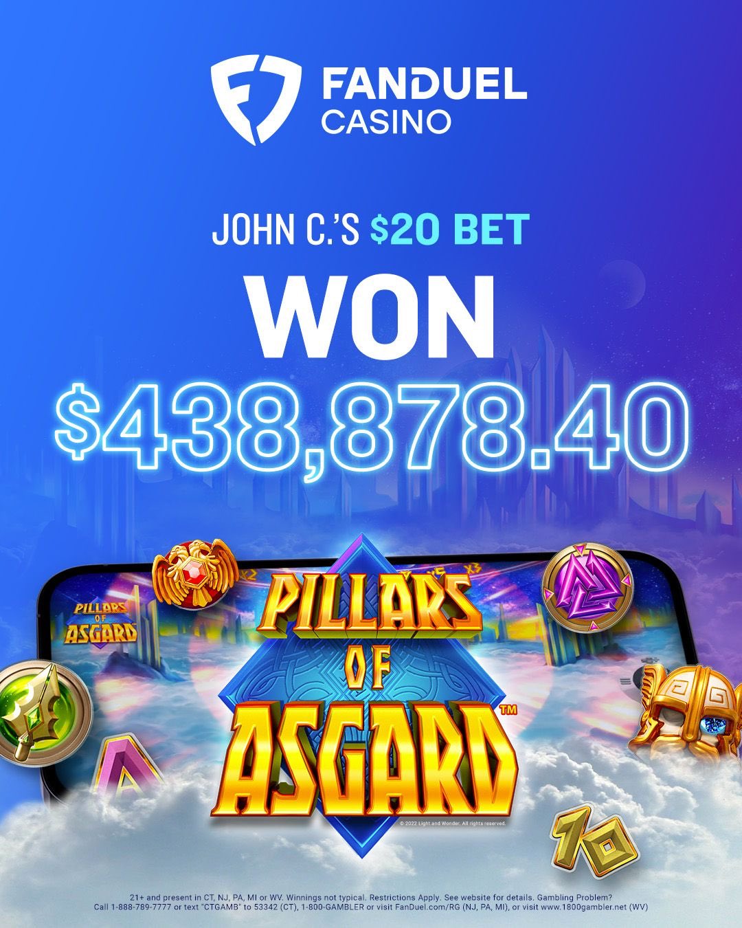 FanDuel Casino on Twitter "The 2ndbiggest jackpot win in FanDuel