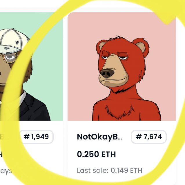 4T at <a href="/Not_OkayBears/">若葉</a> is going to not only a vibe, but will have special perks announced as early as Dec/Early 2023. These are the last 4 I’m seeing at a price point like this. They’re probably going to be locked up by 💎 hands 🔐 4T is going to be a wave. #NOKB til we die, fam 🐻