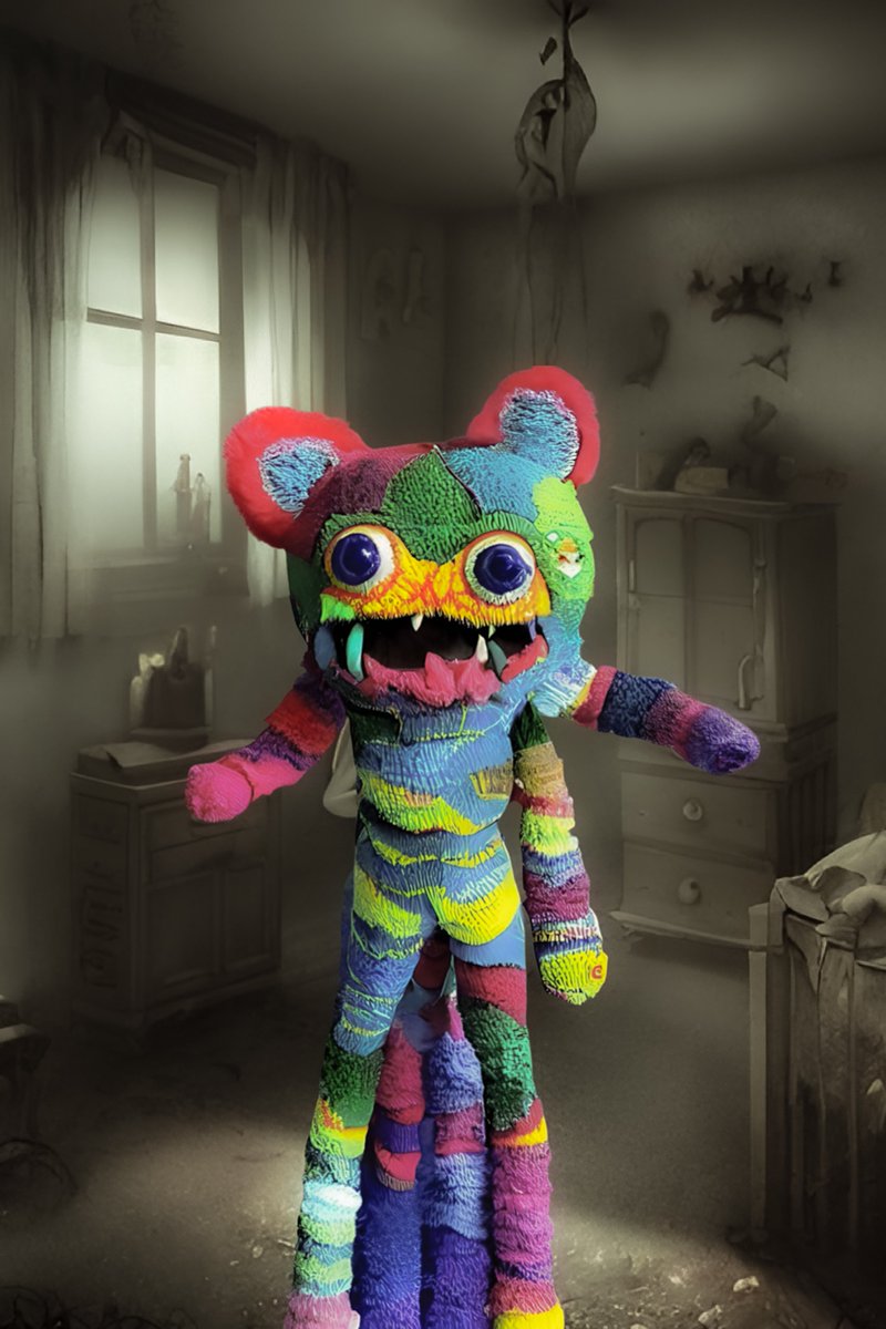 TobaMeme's tweet photo. Nightmare Pals #1 https://t.co/t71aG7EL7M via @opensea #NFT #NFTcollectibles #NFTartwork #aiartists #NFTCollection #NFTMinting #Polygon #PolygonMatic #Etherium #artwork #opensea #minting #NFTMinting #NFTsCommunity #AIArtworks #ai #aiartcommunity #aiartist https://t.co/CKzNQbzMw5
