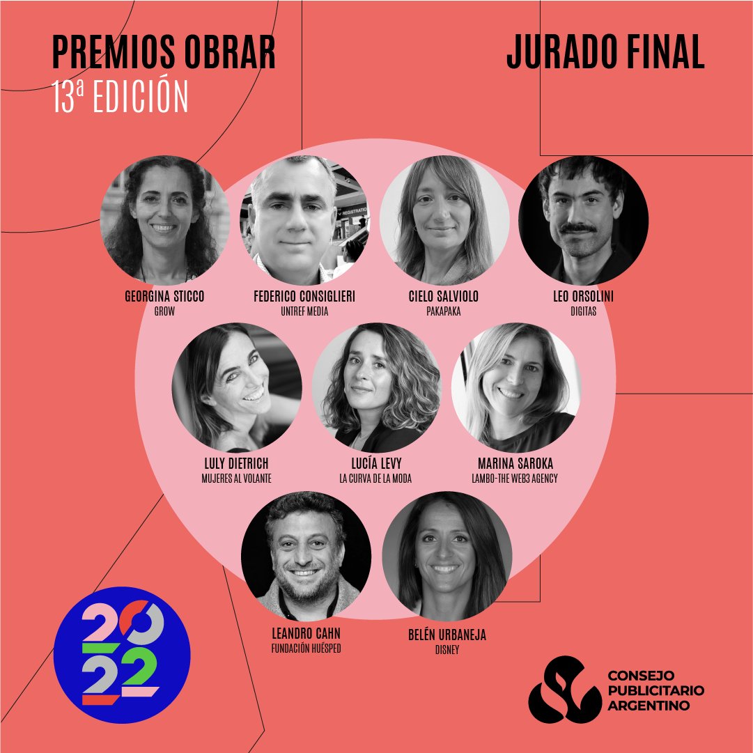 consejopublarg's tweet photo. 📣 ¡Les presentamos al gran Jurado que le tocó la difícil tarea de definir los casos ganadores de los #PremiosObrar 2022!

Luego de 2 años de hacer esta sesión en modo virtual, volvimos a la presencialidad para evaluar los casos finalistas. https://t.co/rjyTrz54tL