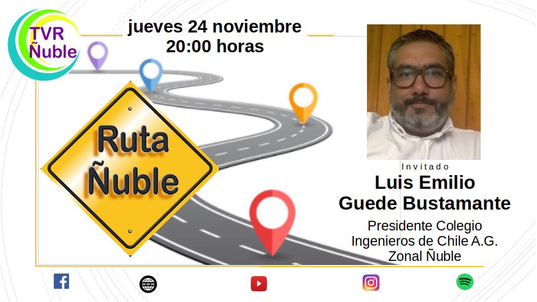 ¡Estimados colegas! Quisiéramos cordialmente invitarlos a todos a compartir con nuestro presidente Zonal Ñuble del CI, quien hablará con TVR Ñuble de sus iniciativas y su propósito como presidente. Los esperamos en facebook.com/tvrnuble/. Nos vemos!