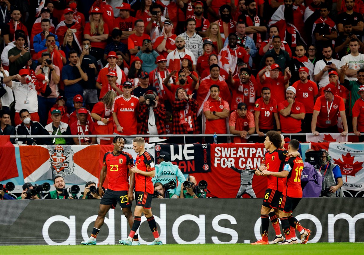 JusurArabia's tweet photo. #بلجيكا تستهل مشوارها في كأس العالم FIFA قطر 2022 بفوز صعب على #كندا 1 - 0 ضمن المجموعة السادسة

#كأس_العالم_قطر_2022 #FIFAWorldCup https://t.co/yUwIEjQteL