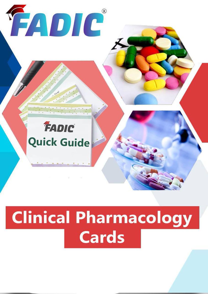 FADIC_DIC's tweet photo. 🔥 من المصادر الممتازة في #Pharmacology
يتكلم عن كل #دواء بالتفصيل في صورة كارد ملخص
يمكنك تحميله من خلال هذا الرابط:
https://t.co/1lH6kyt431
#KeepAntibioticWorking
#WAAW22
#WAAW
#WorldAntibioticAwarenessWeek https://t.co/7U2fsfj6kj