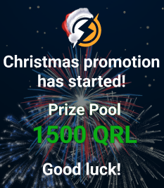 QRL Christmas promotion has started! Mine at least 240 hours between november 24st and december 24st to join the lottery! qrl.volt-mine.com/getting-started #promo #crypto #QRL #mining #christmas