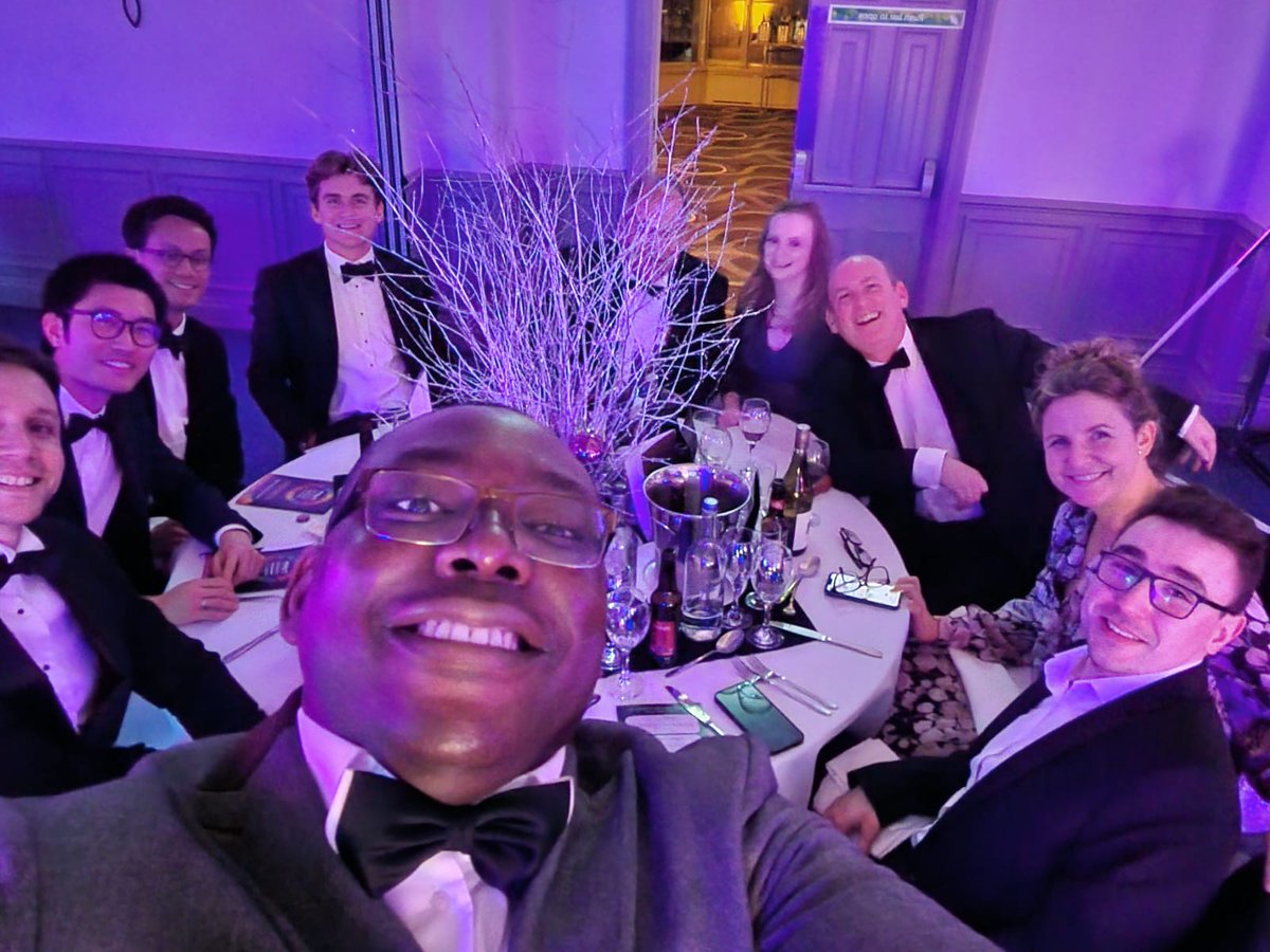 proud to be at the #hett awards - up for 2 awards tonight! 🤞 <a href="/NIHRMaudsleyBRC/">NIHR Maudsley Biomedical Research Centre (BRC)</a> <a href="/KCL/">KCL</a> <a href="/ymsosa/">Yamiko Msosa</a> <a href="/richdobson/">Richard Dobson</a> <a href="/jthteo/">Prof James Teo</a>