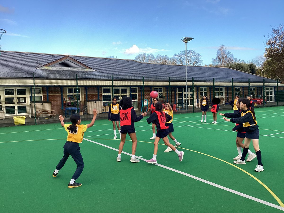 StainesPrepSprt's tweet photo. The Year 5 &amp; 6 #StainesPrepYear5 #StainesPrepYear6 had their House netball #StainesPrepNetball today. Well done to Seacole who won on goal difference, with Ennis-Hill coming second! #Beyourbest #Teamwork https://t.co/3YSagS2xXa