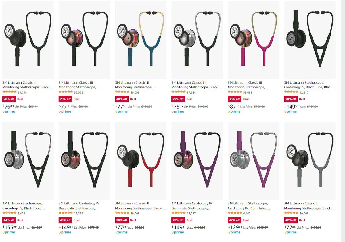FatKidDeals's tweet photo. RARE SALE!!

Up to 47% off 3M Littmann Stethoscopes for Black Friday!!

https://t.co/aYPpl34Vx6 https://t.co/Brwq24IkTO