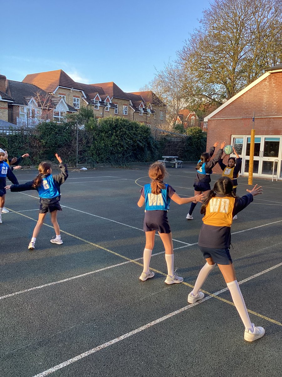 StainesPrepSprt's tweet photo. The Year 5 &amp; 6 #StainesPrepYear5 #StainesPrepYear6 had their House netball #StainesPrepNetball today. Well done to Seacole who won on goal difference, with Ennis-Hill coming second! #Beyourbest #Teamwork https://t.co/3YSagS2xXa