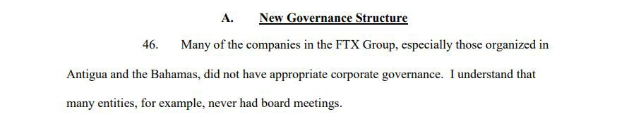 FTX group which was once valued in Billions never had board meetings

(16/18) https://t.co/2k3VcoSVg...