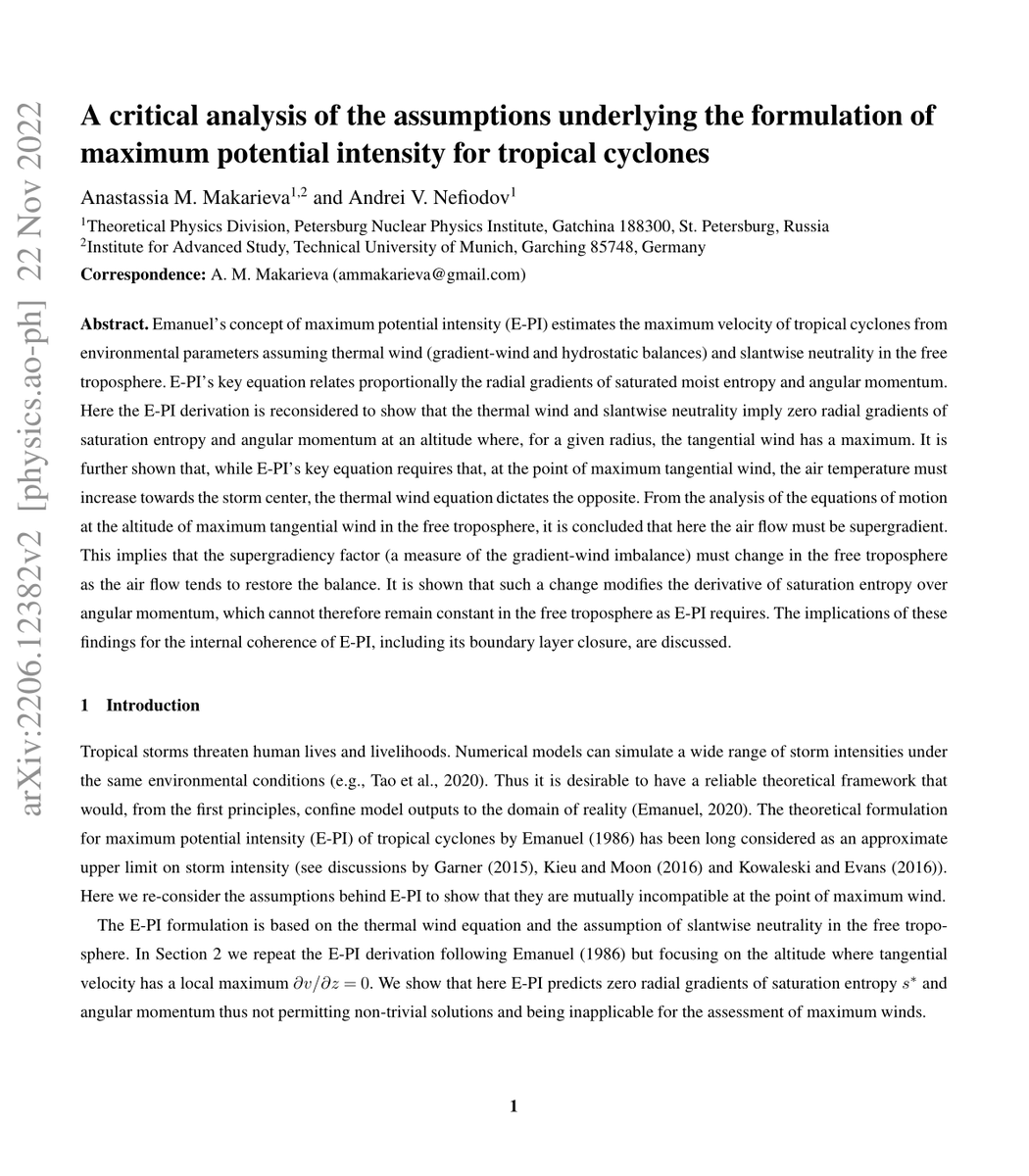 physics.ao-ph Atmosph + Oceanic arXiv submissions tweet media