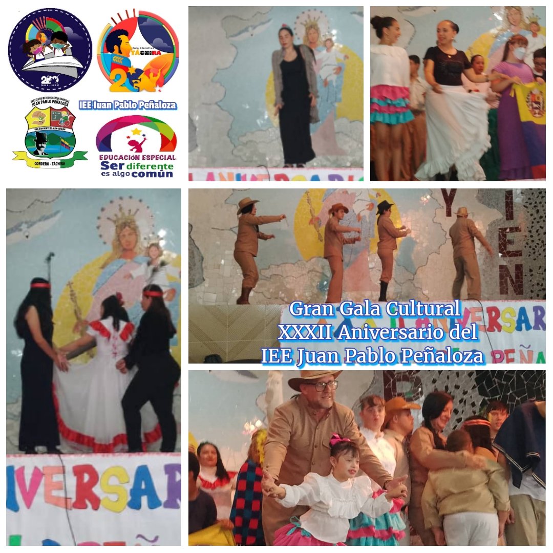 #SemanaAniversaria Miércoles #23Nov  🎉🎂 🎊🎈 Celebración de los #32Años con la Gran Gala Cultural <a href="/IEEJuanPabloP/">IEE Juan Pablo Peñaloza</a> 😇🙏
#FiestaEscolar2022_2023 <a href="/NicolasMaduro/">Nicolás Maduro</a>
@MPPEDUCACION 
<a href="/_LaAvanzadora/">Yelitze Santaella</a>
<a href="/FreddyBernal/">Freddy Bernal</a> 
<a href="/Berzabethg1/">Berzabethgandicaoficial</a> <a href="/Div_Ini_Pri_Esp/">Divi. de Niños y Niñas ZET</a>
@ZonaEducTachira <a href="/eduespecial86/">educacion especial</a> <a href="/especialmppe/">Dir. General de Educ. Especial</a>