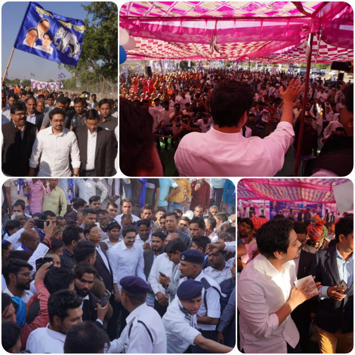 AnandAkash_BSP's tweet photo. कल ग्राम डारेडा एम आई ए (अलवर) में
बाबासाहेब डॉ भीमराव अंबेडकर की प्रतिमा के अनावरण समारोह में कार्यक्रम नीलमय गगन से सराबोर लग रहा था।यही आशा है कि बाबासाहेब के विचार इसी तरह हमारे समाज को ऊंचाइयों को छूने के लिए प्रेरित करते रहेंगे। 

जय भीम। https://t.co/JAB7ZRt56l