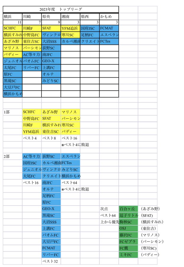 プレミアリーグ神奈川u 11