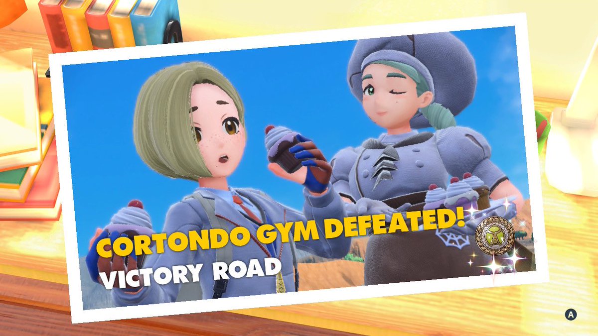 HarpysN's tweet photo. My game glitched and I was very surprised for the first few gyms. #pokemonscarletviolet #pokemon #glitch https://t.co/my9ec9NX7L