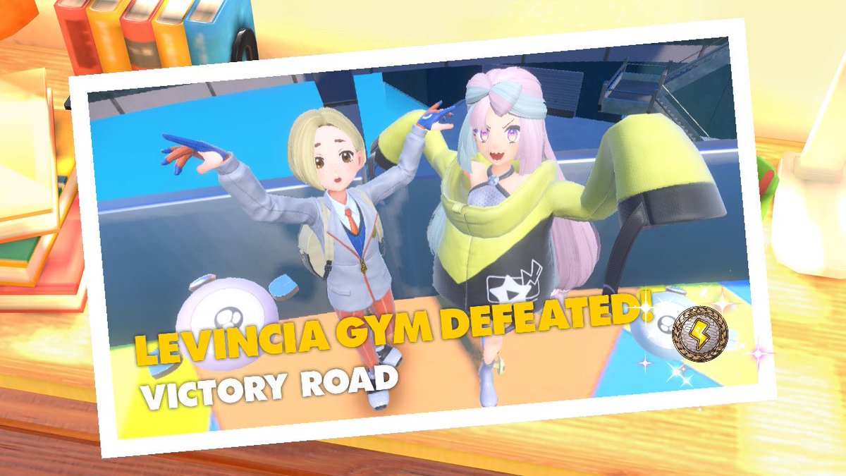 HarpysN's tweet photo. My game glitched and I was very surprised for the first few gyms. #pokemonscarletviolet #pokemon #glitch https://t.co/my9ec9NX7L