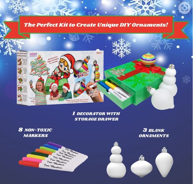 Mail4Rosey: Kids Create Their Own Christmas Ornaments! This is fun and perfect for so many age groups (adults like to use it too!). mail4rosey.com/2019/10/kids-c… #holidaygiftguide #giftsforkids
