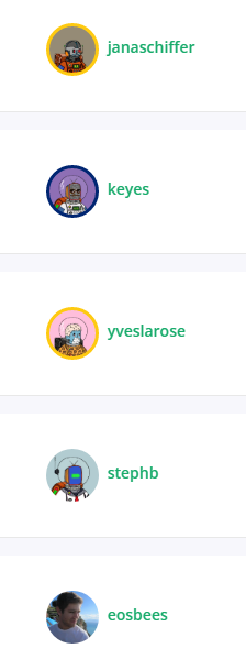 Wow, thanks for the early support for our latest pomelo pitch from the best of the best in the EOS community!
Thank you <a href="/jessethan3/">Jesse Jaffe</a> @EOS_Nation <a href="/yveslarose/"></a> <a href="/daniel_keyes/">Daniel Keyes</a> <a href="/SchifferJana/">Jana</a> 
pomelo.io/grants/sba