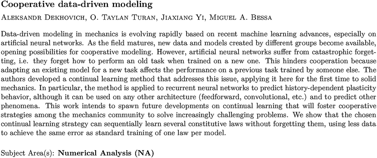 arxiv.org/abs/2211.12971…
A Dekhovich et. al.
Cooperative data-driven modeling
