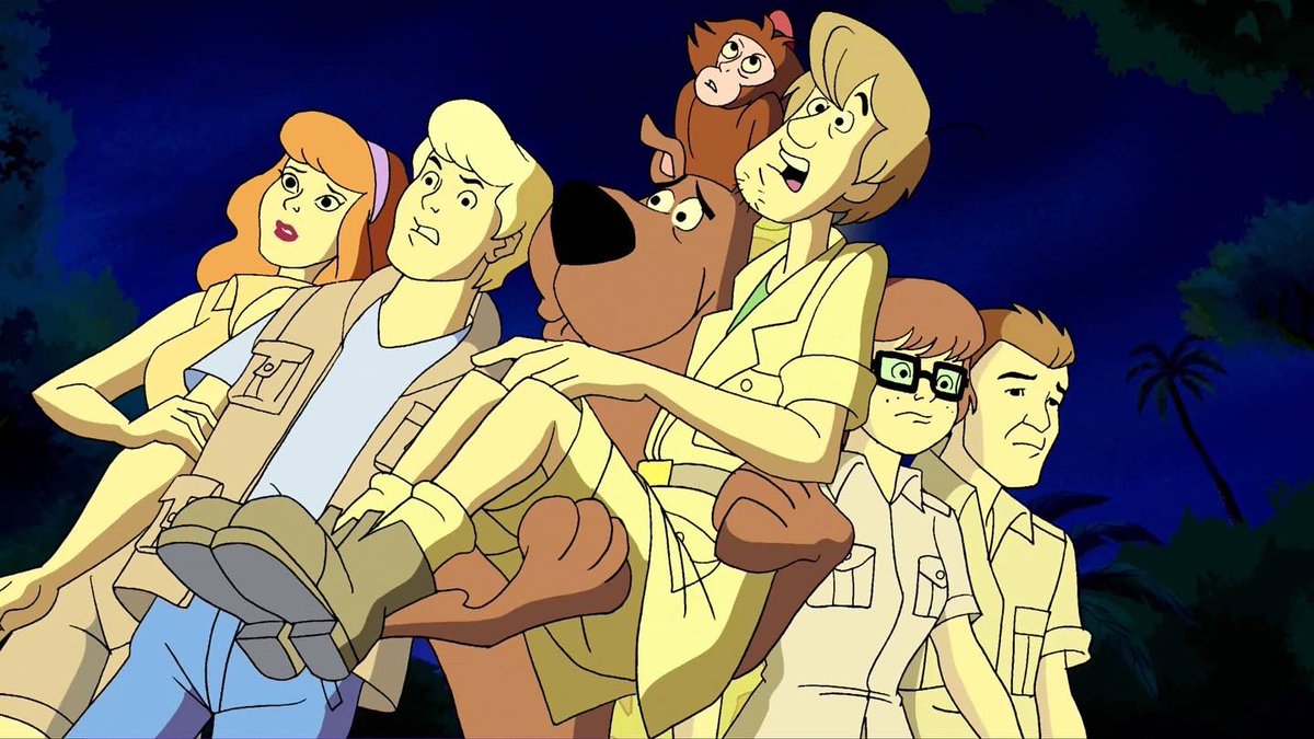 ScoobyandCam's tweet image. Happy 20th Anniversary to “Safari, So Goodi!”. This is episode 8, season 1 of “What’s New, Scooby-Doo?”. This episode aired on November 23rd, 2002 on Kids WB.

#WhatsNewScoobyDoo #ScoobyDoo #Shaggy #Velma #Daphne #Fred #MysteryMachine