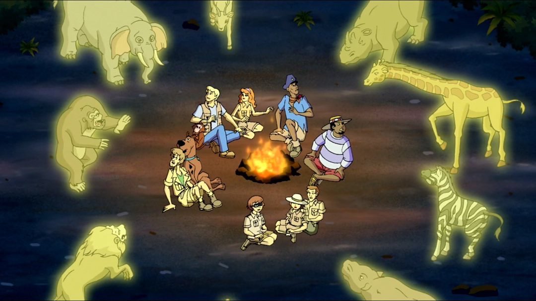 ScoobyandCam's tweet image. Happy 20th Anniversary to “Safari, So Goodi!”. This is episode 8, season 1 of “What’s New, Scooby-Doo?”. This episode aired on November 23rd, 2002 on Kids WB.

#WhatsNewScoobyDoo #ScoobyDoo #Shaggy #Velma #Daphne #Fred #MysteryMachine