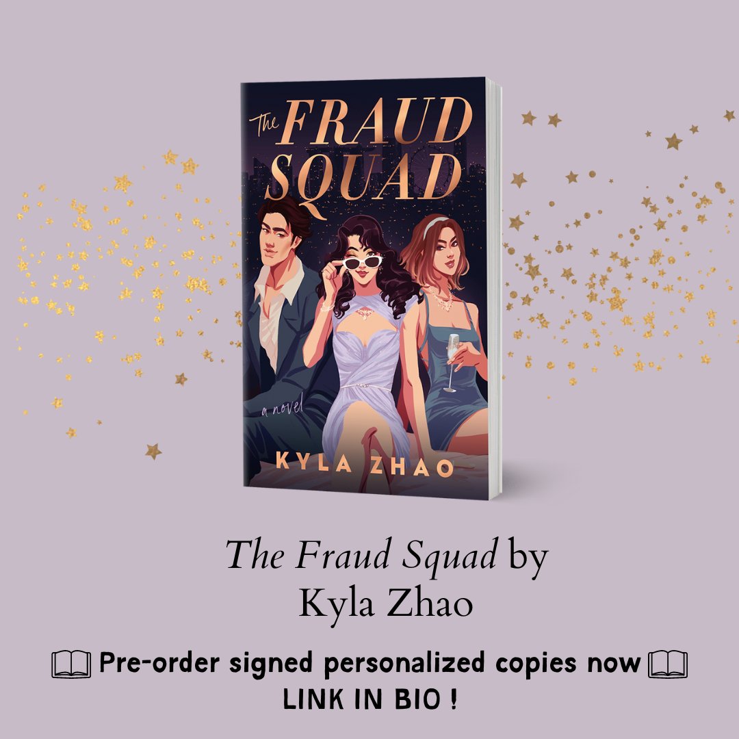 🥳BIG NEWS: I'm partnering with @Keplers for THE FRAUD SQUAD's official preorder campaign!!! keplers.com/fraud-squad (with int'l shipping) I found Kepler's as a college freshman in 2017, my 1st year in the US... And now they're selling signed+personalized copies of my book🥹🥹