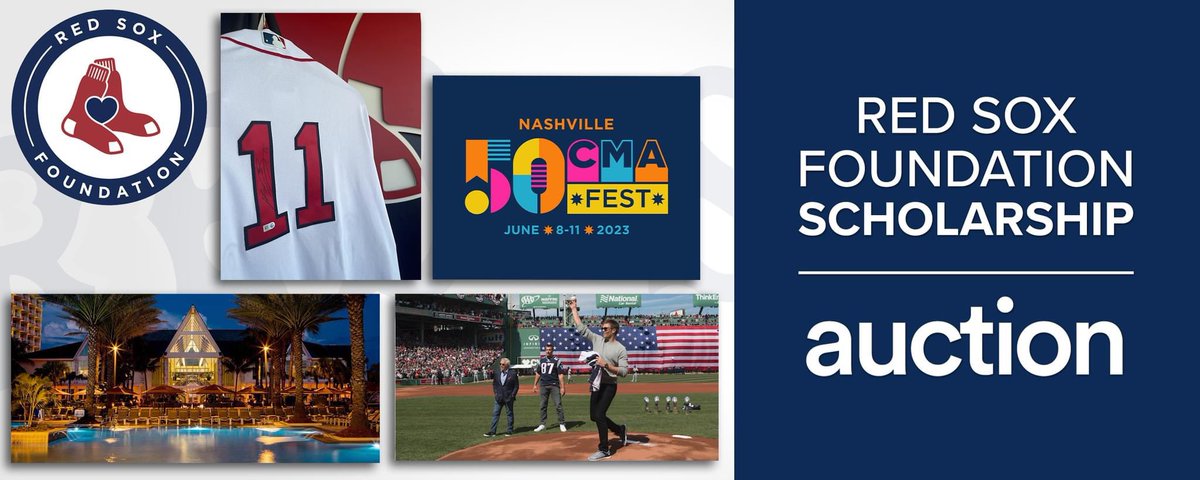 Our <a href="/RedSox/">Red Sox</a> and <a href="/FenwaySouth/">Fenway South</a>  Scholarship auction is now live! These funds help us give out $80,000 in scholarships each Spring Training. If you don’t want to bid do us a favor and share the link to family and friends. redsox.com/scholarshipauc…