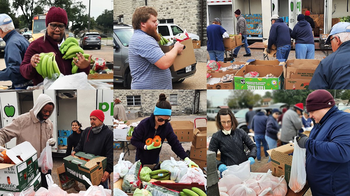 clearlakeumc's tweet photo. Church staff participated last week in a service outing at Crossroads Ministry for the Homeless. We're thankful for all that Crossroads Ministry does for our neighbors and thankful to our church members who volunteer there regularly! Learn more at https://t.co/jMwKTy46RX. https://t.co/JQL9ch3DzU