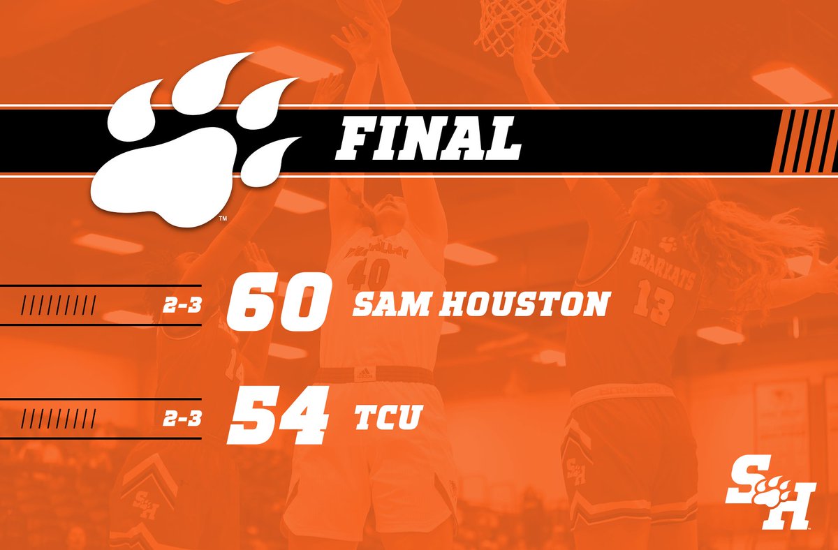 Bearkats_WBB's tweet photo. Kats get the W in Fort Worth!! Leading scorer tonight is Batista with 18 points 

#EatEmUpKats 

📈https://t.co/m7dCUO2Ja8
📺 ESPN+ https://t.co/XB1EHgbCMr