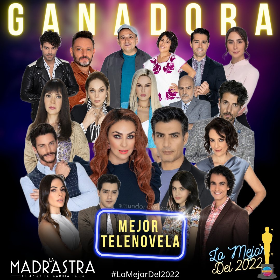 :🄶🄰🄽🄰🄳🄾🅁🄴🅂: 

¡𝗟𝗢 𝗠𝗘𝗝𝗢𝗥 𝗗𝗘𝗟 𝟮𝟬𝟮𝟮! 

🔸️ - 𝗠𝗘𝗝𝗢𝗥 𝗧𝗘𝗟𝗘𝗡𝗢𝗩𝗘𝗟𝗔 
Ganadora como 🔹️Mejor Telenovela 🔹️ es la  #LaMadrastra2022 bajo la producción de Carmen Armendáriz. 

¡Felicidades! 🎉🎊 

Ganado con el 48% de 947 Votos. 

#LoMejorDel2022 🎭
