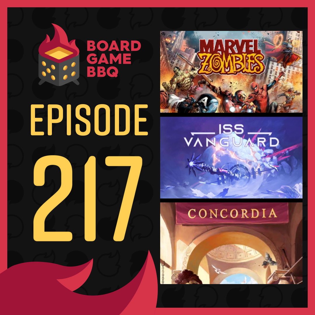 boardgamebbq's tweet photo. New episode alert!
Sizzling games
Marvel zombies @CMONGames
ISS Vanguard @AwakenRealms
Concordia #pdverlag
https://t.co/sGd37bUzrz https://t.co/cjLT8YCa0N