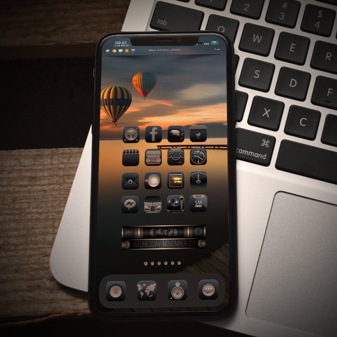 Theme Nescafe black #DjFlores 
Statusbar widget <a href="/daddykool666/">Gary Boole</a> <a href="/Attairdu57slm/">Att57 </a> 
Nicebar <a href="/NiceiOs/">NiceiOS</a> 
Bottom widget <a href="/FAlhmma/">FAlhmma</a> 
Screenshotx <a href="/JunesIphone/">JunesiPhone</a>