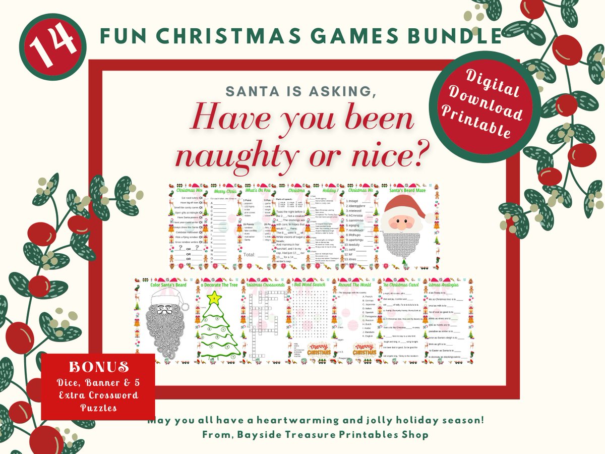 How2getit's tweet photo. Grab Your Printable Games during our #BlackFridaySale ! #Christmas #PrintableGames
https://t.co/c4gomltW1O via @Etsy https://t.co/5yG0ep2A0J