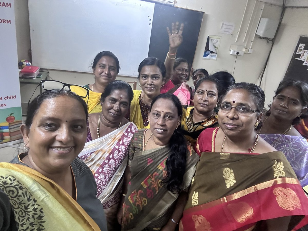 abirami1975's tweet photo. Happiness is seeing the enthusiasm in trainees post your training.
#abiramivivek #exploringnewdimensions #counselingpsychologist #psychologist #earlyeducator #trainer #anganwadis #tamilnadu #training #ecce #earlychildhood #earlyyears #childrights #earlyeducation https://t.co/LcLEYL2ja5