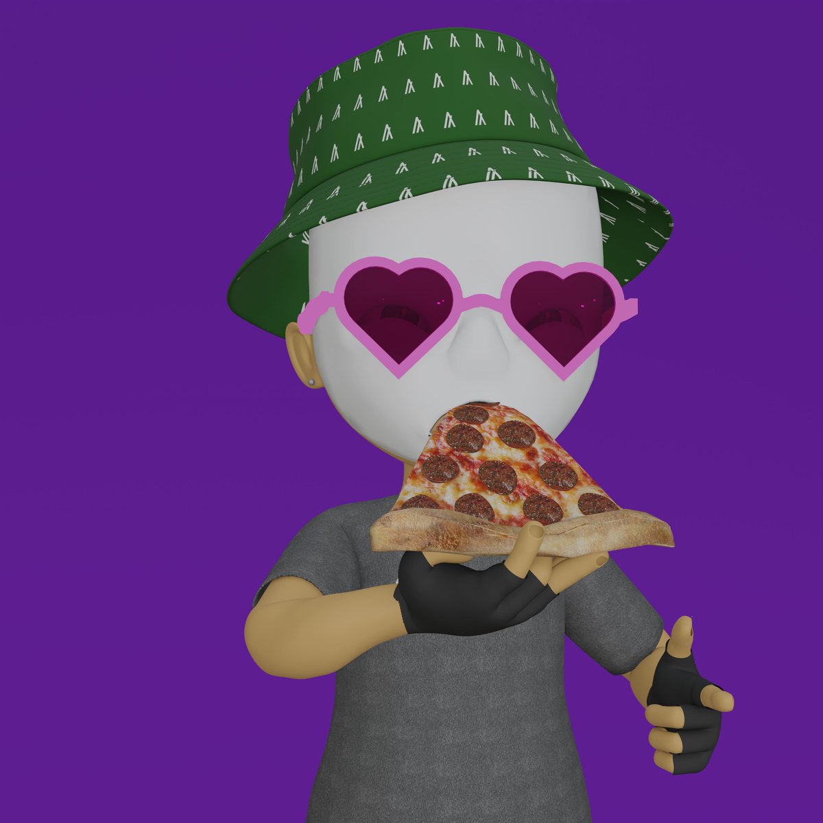 SadKidClubhouse's tweet photo. What are some of your favorite traits for NFT collections? #Buckethat #Sailorhat #Crown #SilvioHat #Pizza #HeartGlasses #Disguise #CrossEarring #Lollypop #AlgorandNFTs #Algorand https://t.co/H1JcaJ0dfe